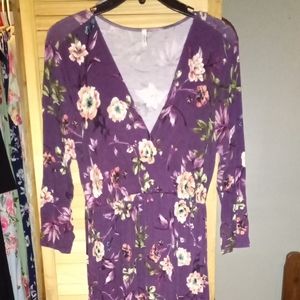 MotherBee maternity floral maxi dress